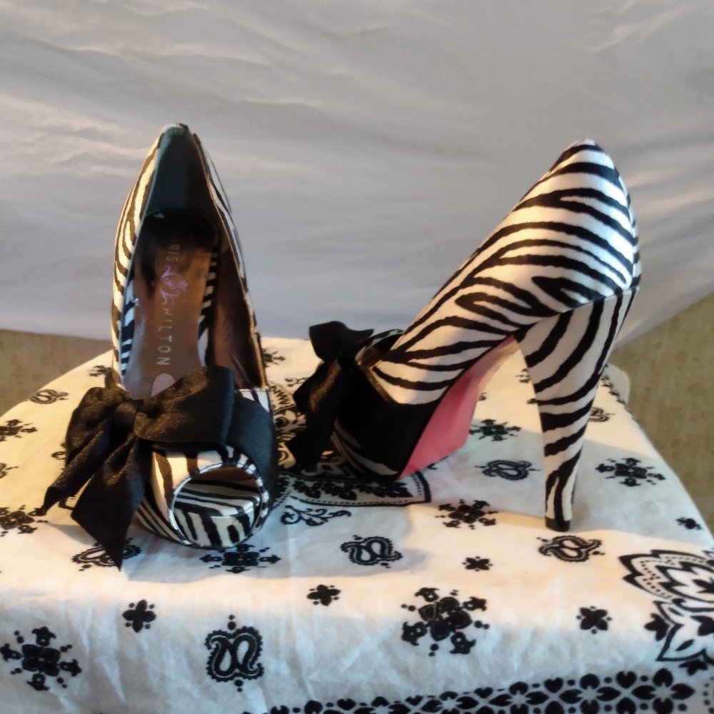 paris hilton red sole pumps